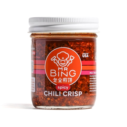 Mr. Bing Foods Spicy Chili Crisp-7 oz.-6/Case