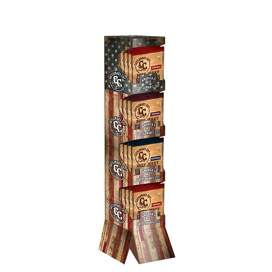 Cattlemen's Assorted Jerky Tower-24 Count-1/Case