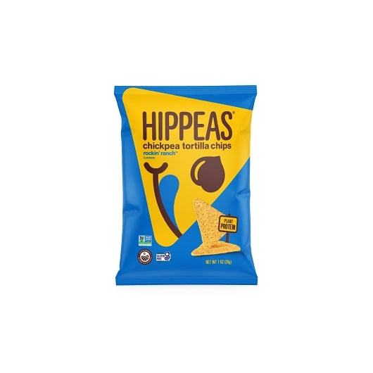 Hippeas Non-Gmo Tortilla Chips- Rockin' Ranch-1 oz.-24/Case