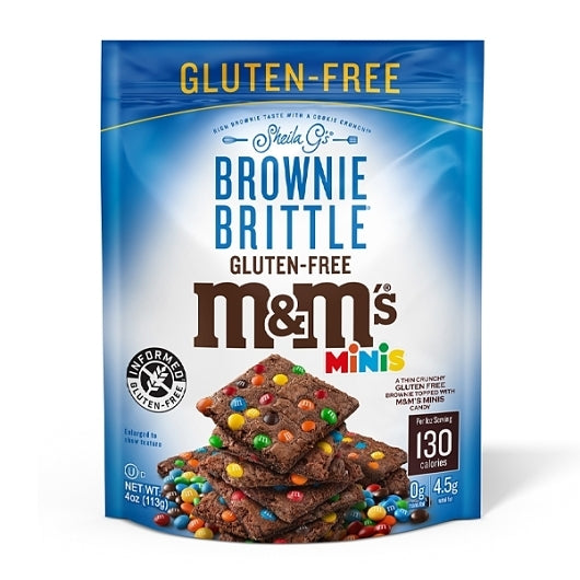 Sheila G's Gluten Free M&M Brownie Brittle-4 oz.-12/Case