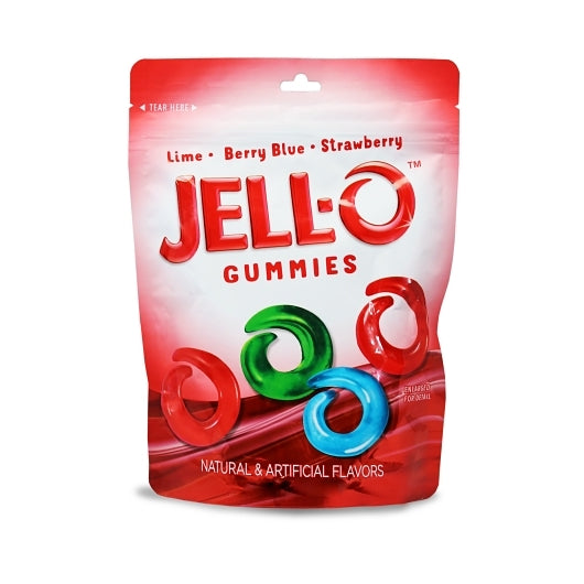 Jell-O Gummies Gusset Bag 12/8 Oz.