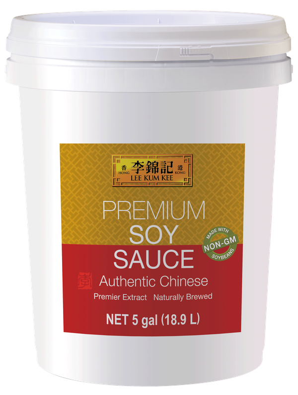 Premium Soy Sauce 5 Gal. 1/5 Gal. Pail