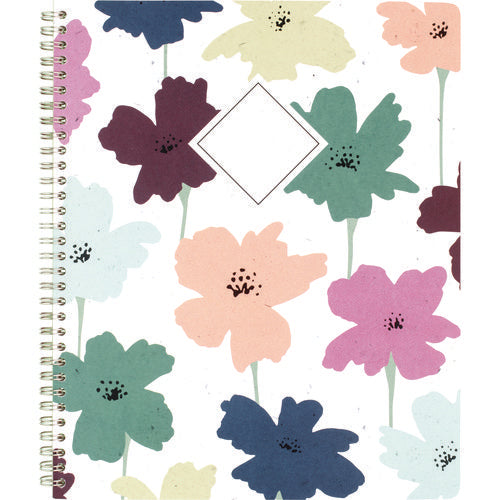 Cambridge Greenpath Academic Year Weekly/monthly Planner Floral Artwork 11"x9.38" Multicolor Cover 12-month: July 2024-june 2025