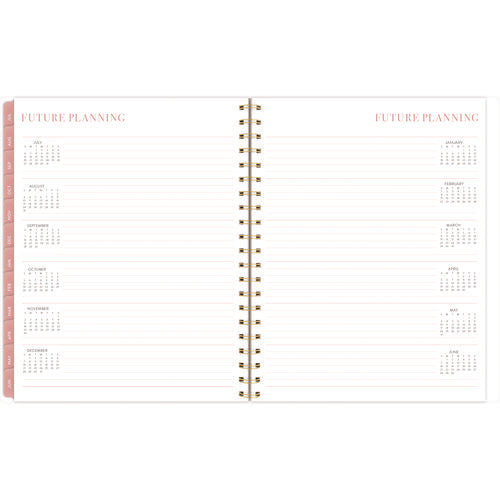 Cambridge Leah Bisch Academic Year Weekly/monthly Planner Floral Artwork 11"x9.25" Multicolor Cover 12-month: July 2024-june 2025