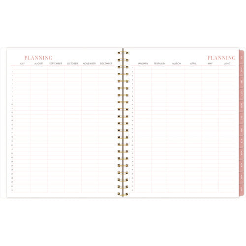 Cambridge Leah Bisch Academic Year Weekly/monthly Planner Floral Artwork 11"x9.25" Multicolor Cover 12-month: July 2024-june 2025