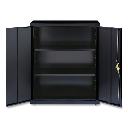 Alera Economy Assembled Storage Cabinets 3 Shelves 36"x18"x42" Black