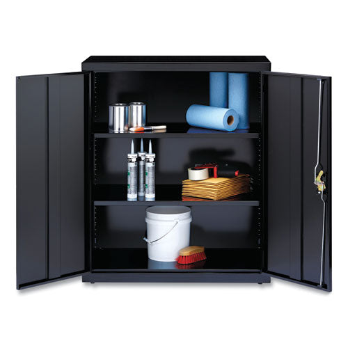 Alera Economy Assembled Storage Cabinets 3 Shelves 36"x18"x42" Black