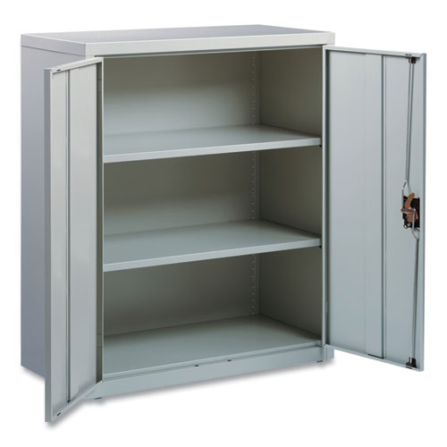 Alera Economy Assembled Storage Cabinets 3 Shelves 36"x18"x42" Light Gray