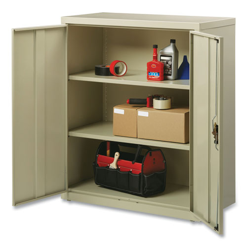 Alera Economy Assembled Storage Cabinets 3 Shelves 36"x18"x42" Putty