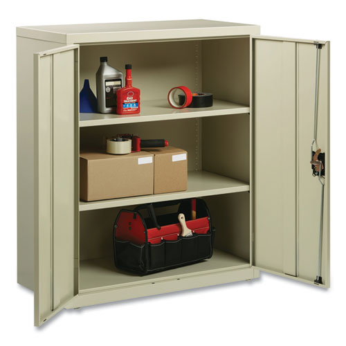 Alera Economy Assembled Storage Cabinets 3 Shelves 36"x18"x42" Putty