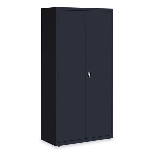 Alera Economy Assembled Storage Cabinets 5 Shelves 36"x18"x72" Black