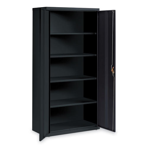 Alera Economy Assembled Storage Cabinets 5 Shelves 36"x18"x72" Black