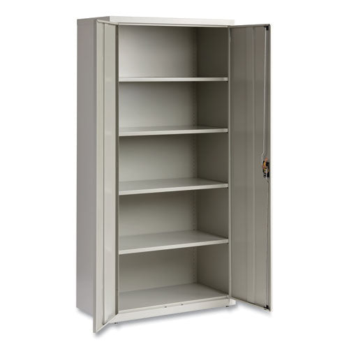 Alera Economy Assembled Storage Cabinets 5 Shelves 36"x18"x72" Light Gray