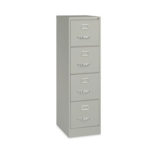 Alera Four-drawer Economy Vertical File Letter-size File Drawers 15"x22"x52" Light Gray