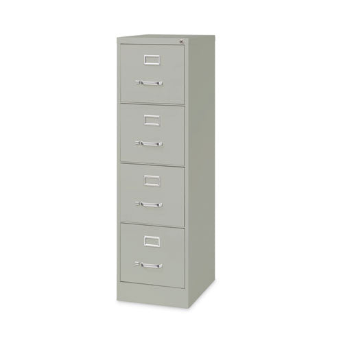 Alera Four-drawer Economy Vertical File Letter-size File Drawers 15"x22"x52" Light Gray