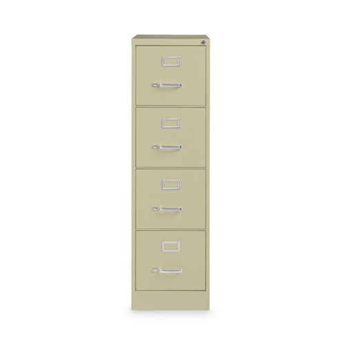 Alera Four-drawer Economy Vertical File Letter-size File Drawers 15"x22"x52" Putty