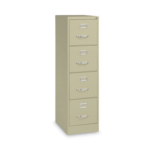 Alera Four-drawer Economy Vertical File Letter-size File Drawers 15"x22"x52" Putty