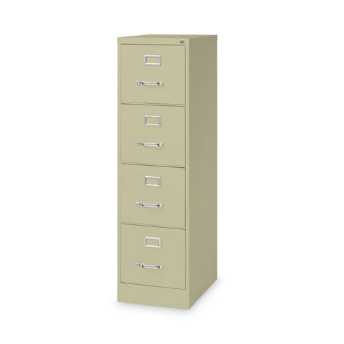 Alera Four-drawer Economy Vertical File Letter-size File Drawers 15"x22"x52" Putty