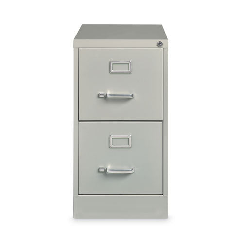 Alera Two-drawer Economy Vertical File Letter-size File Drawers 15"x26.5"x28.37" Light Gray