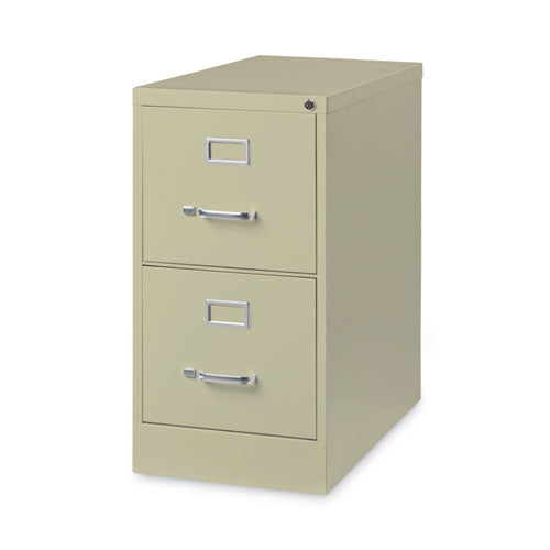 Alera Two-drawer Economy Vertical File Letter-size File Drawers 15"x26.5"x28.37" Putty