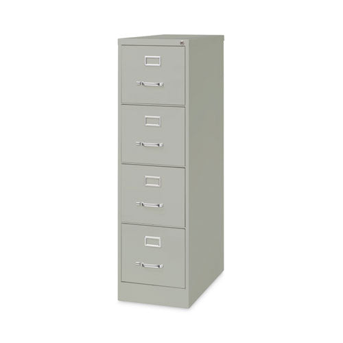 Alera Four-drawer Economy Vertical File Letter-size File Drawers 15"x26.5"x52" Light Gray