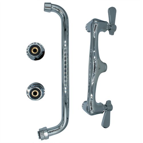 BK Resources Workforce Standard Duty Faucet 4.62" Height/12" Reach Chrome-plated Brass