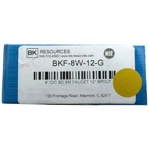 BK Resources Workforce Standard Duty Faucet 4.62" Height/12" Reach Chrome-plated Brass