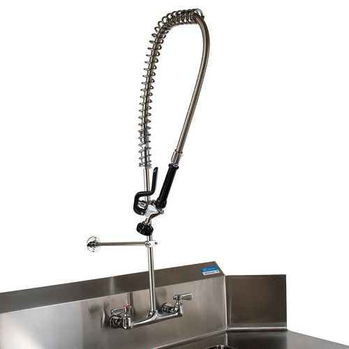 BK Resources Workforce Prerinse Add-a-faucet 8" Height Chrome