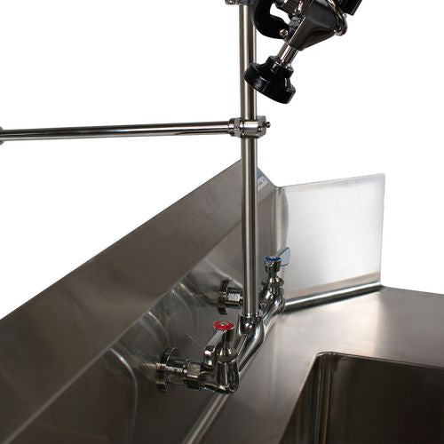 BK Resources Workforce Prerinse Add-a-faucet 8" Height Chrome
