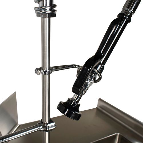 BK Resources Workforce Prerinse Add-a-faucet 8" Height Chrome