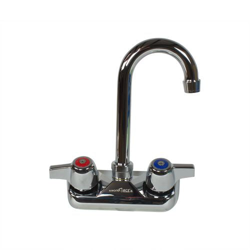BK Resources Workforce Standard Duty Faucet 7.88" Height/3" Reach Chrome-plated Brass