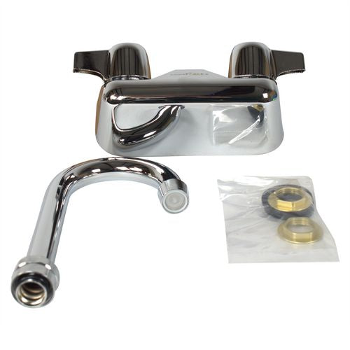 BK Resources Workforce Standard Duty Faucet 7.88" Height/3" Reach Chrome-plated Brass