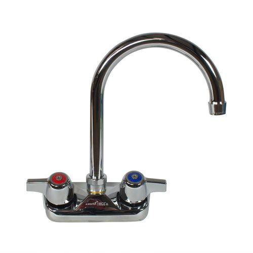 BK Resources Workforce Standard Duty Faucet 9.5" Height/5" Reach Chrome-plated Brass