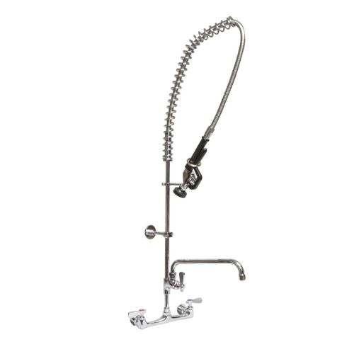 BK Resources Workforce Prerinse Add-a-faucet 4.62" Height/12" Reach Chrome