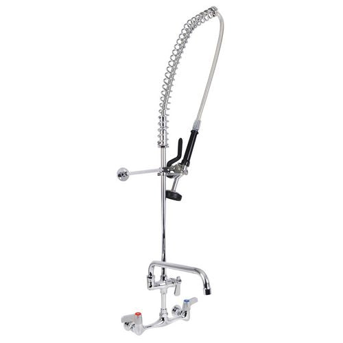 BK Resources Workforce Prerinse Add-a-faucet 4.62" Height/12" Reach Chrome