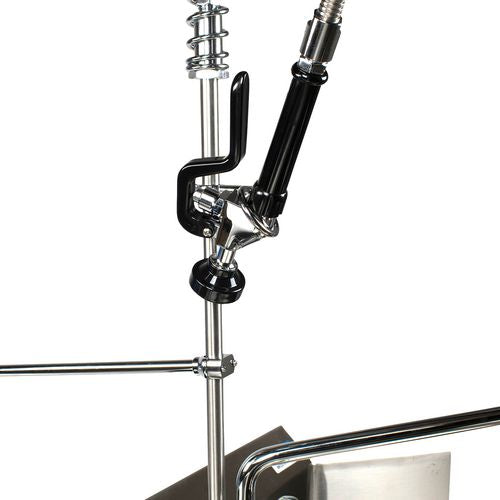BK Resources Workforce Prerinse Add-a-faucet 4.62" Height/12" Reach Chrome