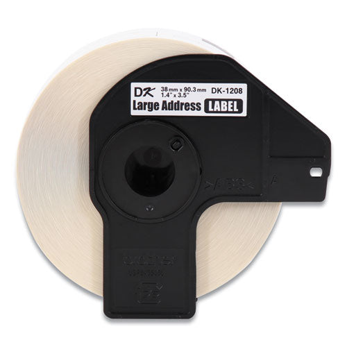 Die-Cut Address Labels, 1.4 x 3.5, White, 400 Labels/Roll, 3 Rolls/Pack Die-Cut Address Labels, 1.4 x 3.5, White, 400 Labels/Roll, 3 Rolls/Pack