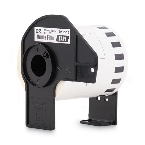 Brother Continuous Film Label Tape 2.4"x50 Ft Roll White