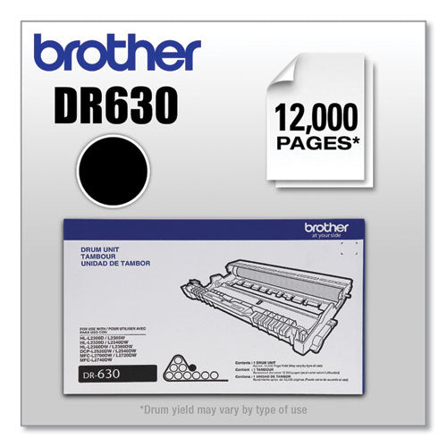 Brother Dr630 Drum Unit 12000 Page-yield Black