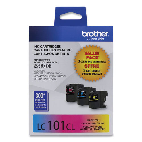 Brother Lc1013pks Innobella Ink 300 Page-yield Cyan/magenta/yellow