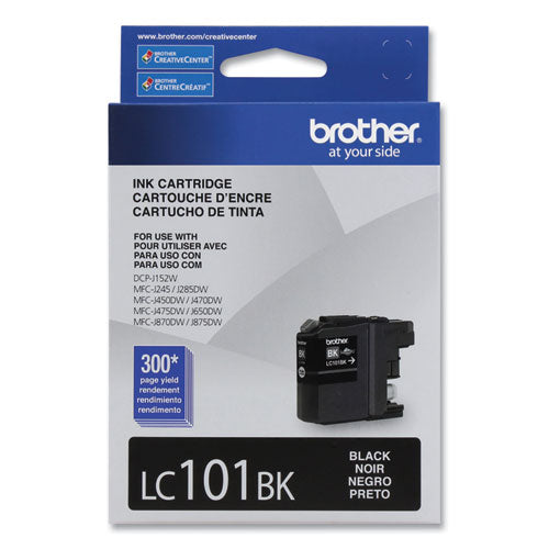 Brother Lc101bk Innobella Ink 300 Page-yield Black