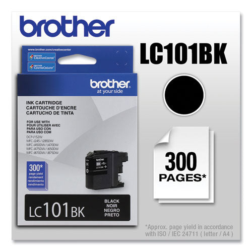 Brother Lc101bk Innobella Ink 300 Page-yield Black