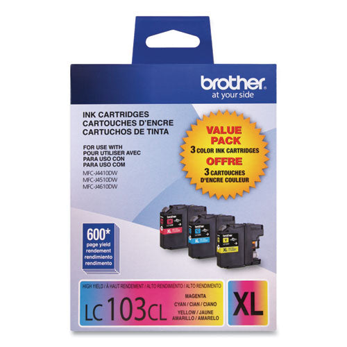 Brother Lc1033pks Innobella High-yield Ink 600 Page-yield Cyan/magenta/yellow