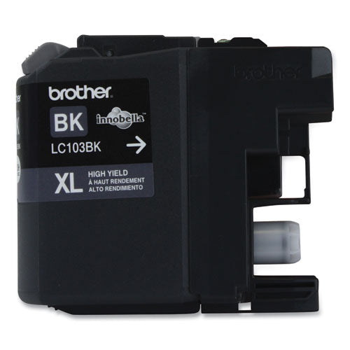 Brother Lc103bk Innobella High-yield Ink 600 Page-yield Black