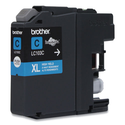 Brother Lc103c Innobella High-yield Ink 600 Page-yield Cyan