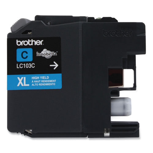 Brother Lc103c Innobella High-yield Ink 600 Page-yield Cyan