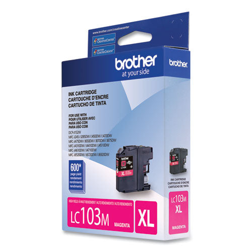 Brother Lc103m Innobella High-yield Ink 600 Page-yield Magenta