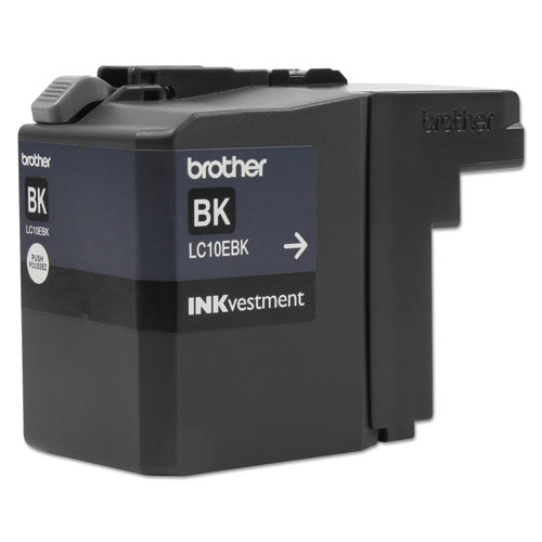 Brother Lc10ebk Inkvestment Super High-yield Ink 2400 Page-yield Black