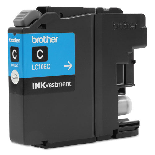 Brother Lc10ec Inkvestment Super High-yield Ink 1200 Page-yield Cyan