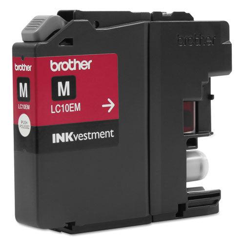 Brother Lc10em Inkvestment Super High-yield Ink 1200 Page-yield Magenta